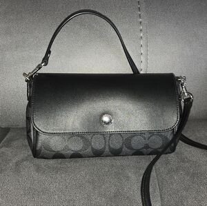 Coach Black And White Women's Handbag Crossbody